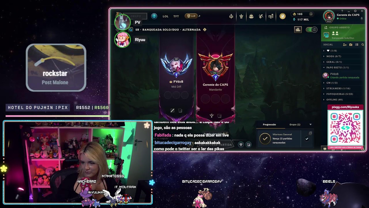 ♡ Live tds os dias de JANEIRO ♡ REDES: @riyuuka ♡ ~!hoje ~!calendario