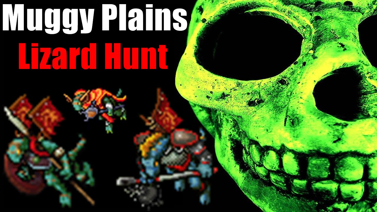 TIBIA - MUGGY PLAINS, LIZARD HUNT (MUITO GRANA $$) LEVEL 60 - 100
