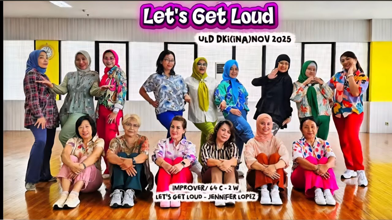 Let's Get Loud linedance || ULD DKI(INA)Nov 2025|| improver || Mystic Fusion 