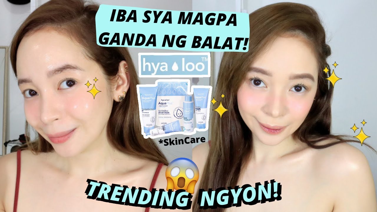 GANDA NG SKIN KO DITO! PROMISE!😱 Trying TRENDING NGYON! Hyaloo SKINCARE✨