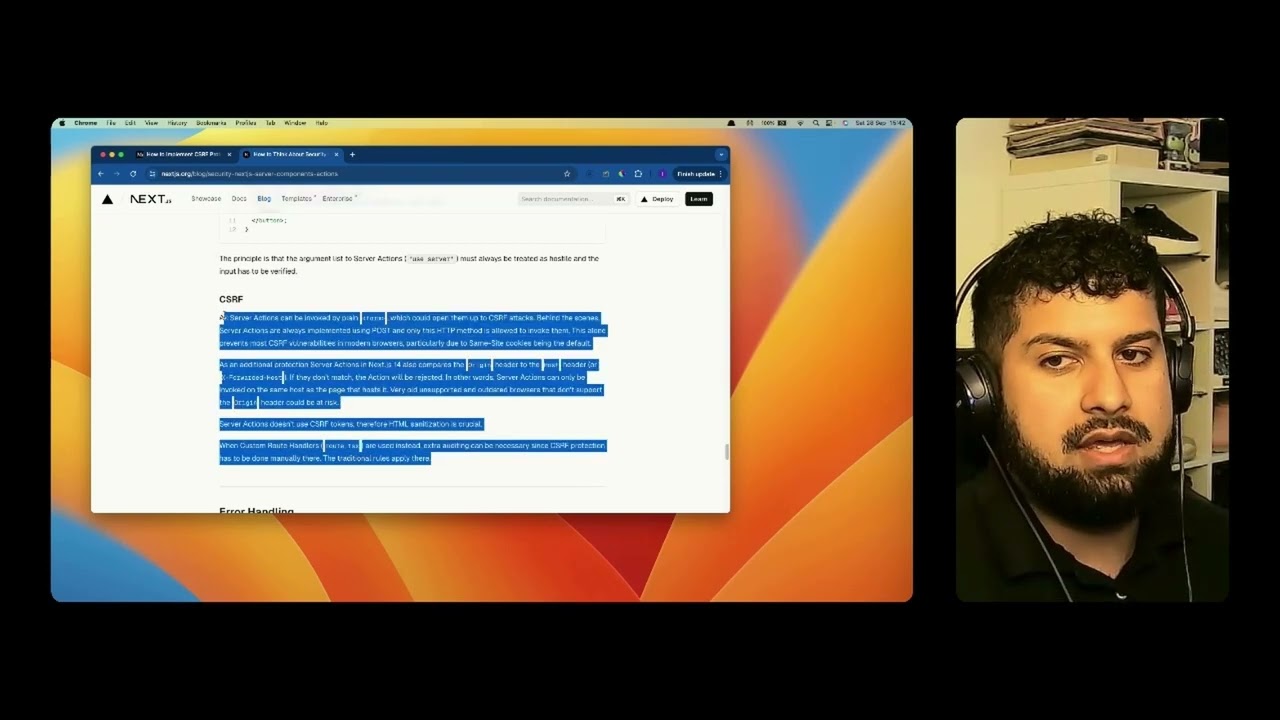 How Next.js Uses CSRF In Their Boilerplate