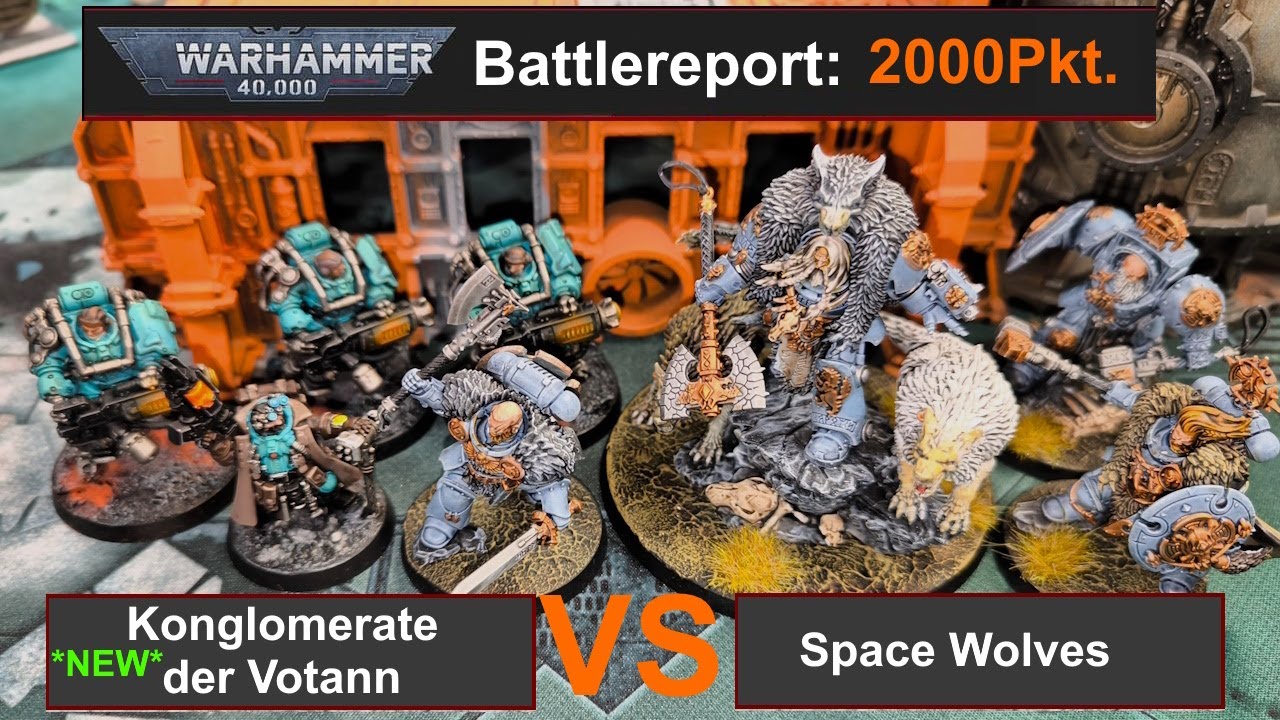 Warhammer 40k Battlereport: Leagues of Votann vs. Space Wolves