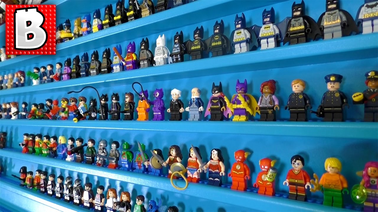 LEGO Marvel & DC Minifig Collection in a Massive Minifigure Display Case!!!