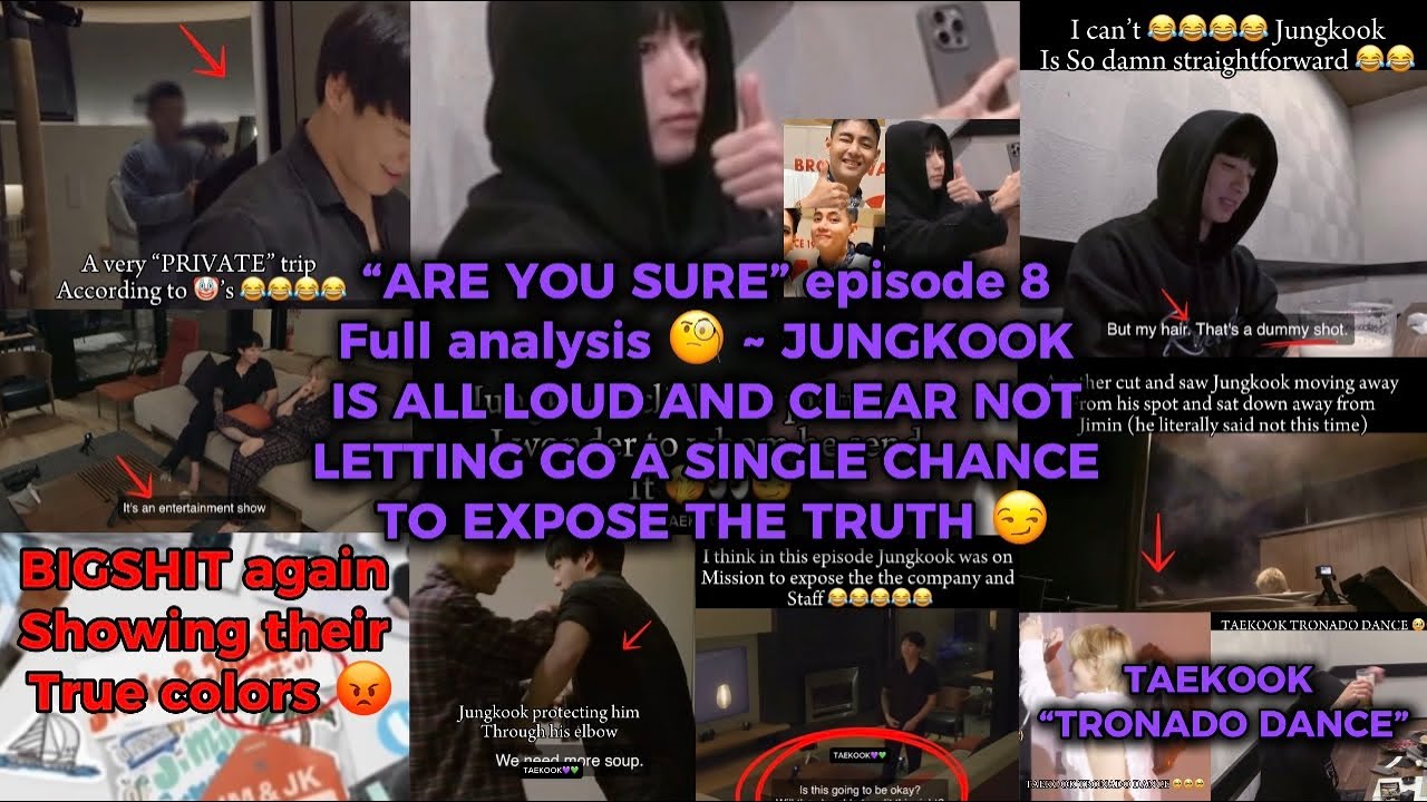 Jungkook NEVER let go a single change to expose that SCRIPTED show 😏 ~ BIG*** behavior with Tae 😡…