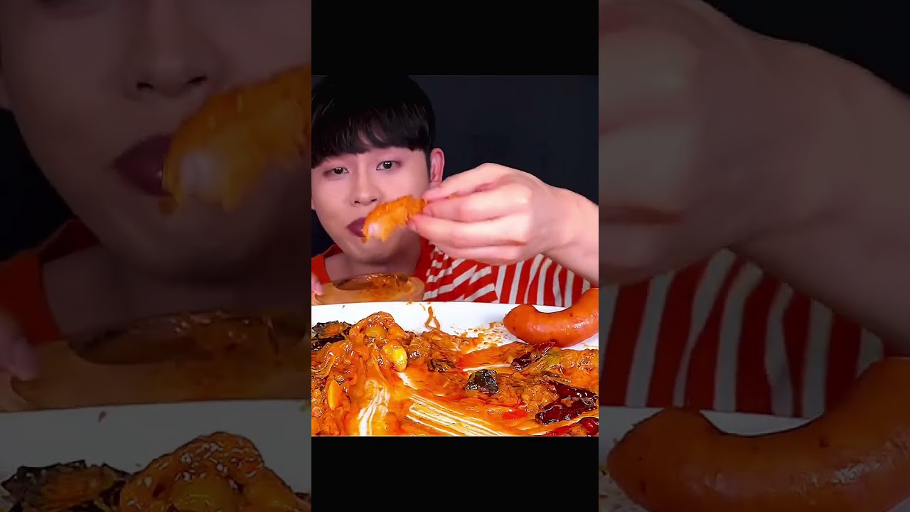 Insane Cheese Pull Mukbang! 🤯 HUGE Sausage & Gooey Sauce​CRUNCHY Sausage & Creamy Cheese Sauce ASMR!
