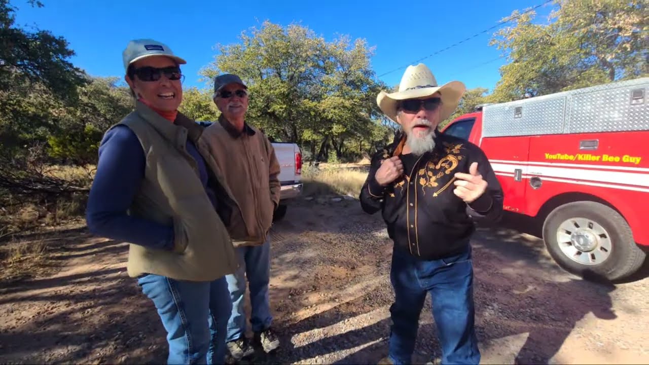 Killer Bees, Old Friends and A Winter Tree Hive!