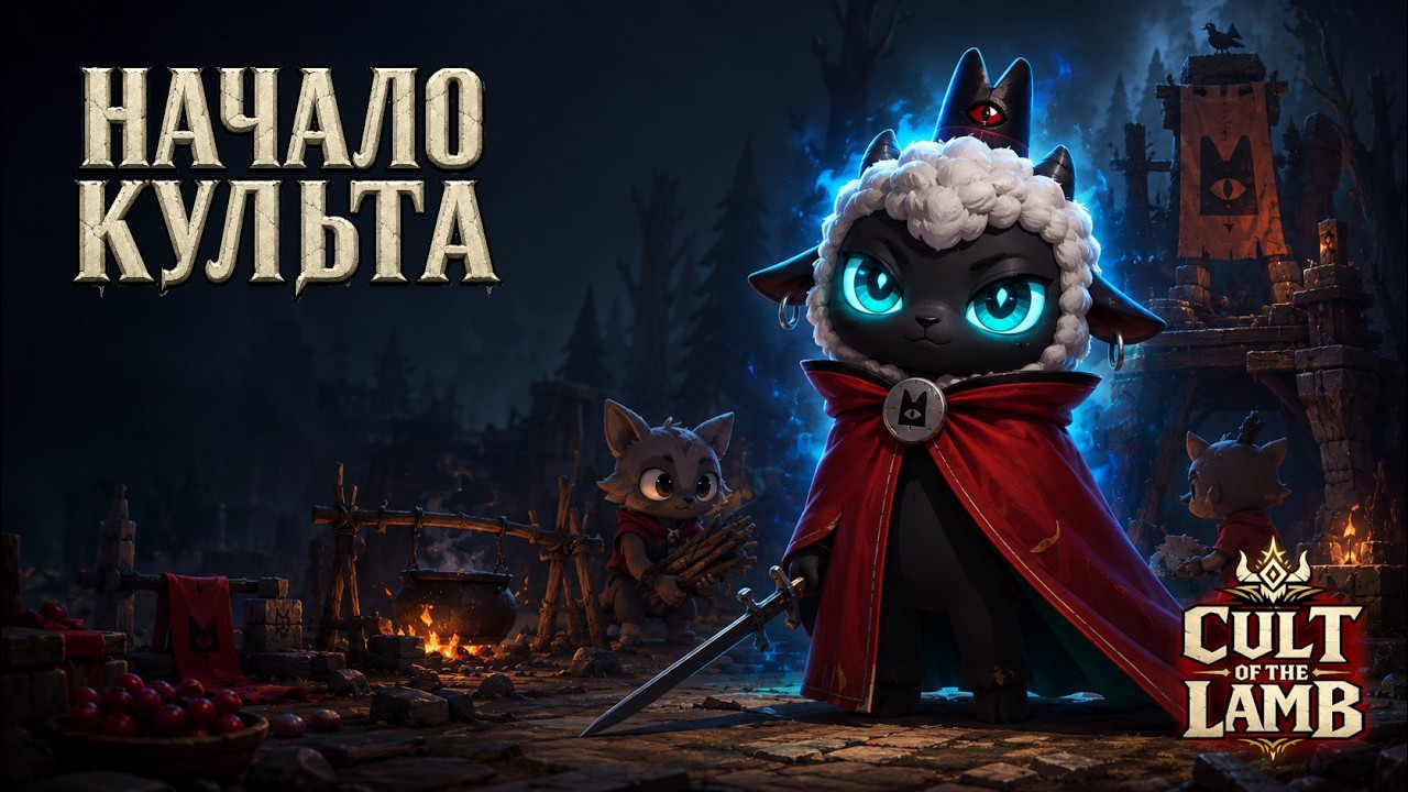 Играем в Cult Of The Lamb. Пилот.