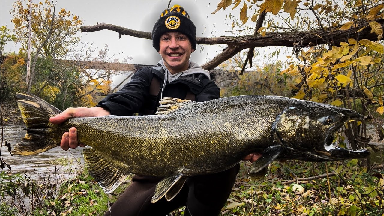 Лосось-зомби чуть не утопил меня в реке! (Crystal Clear Sight Fishing)
