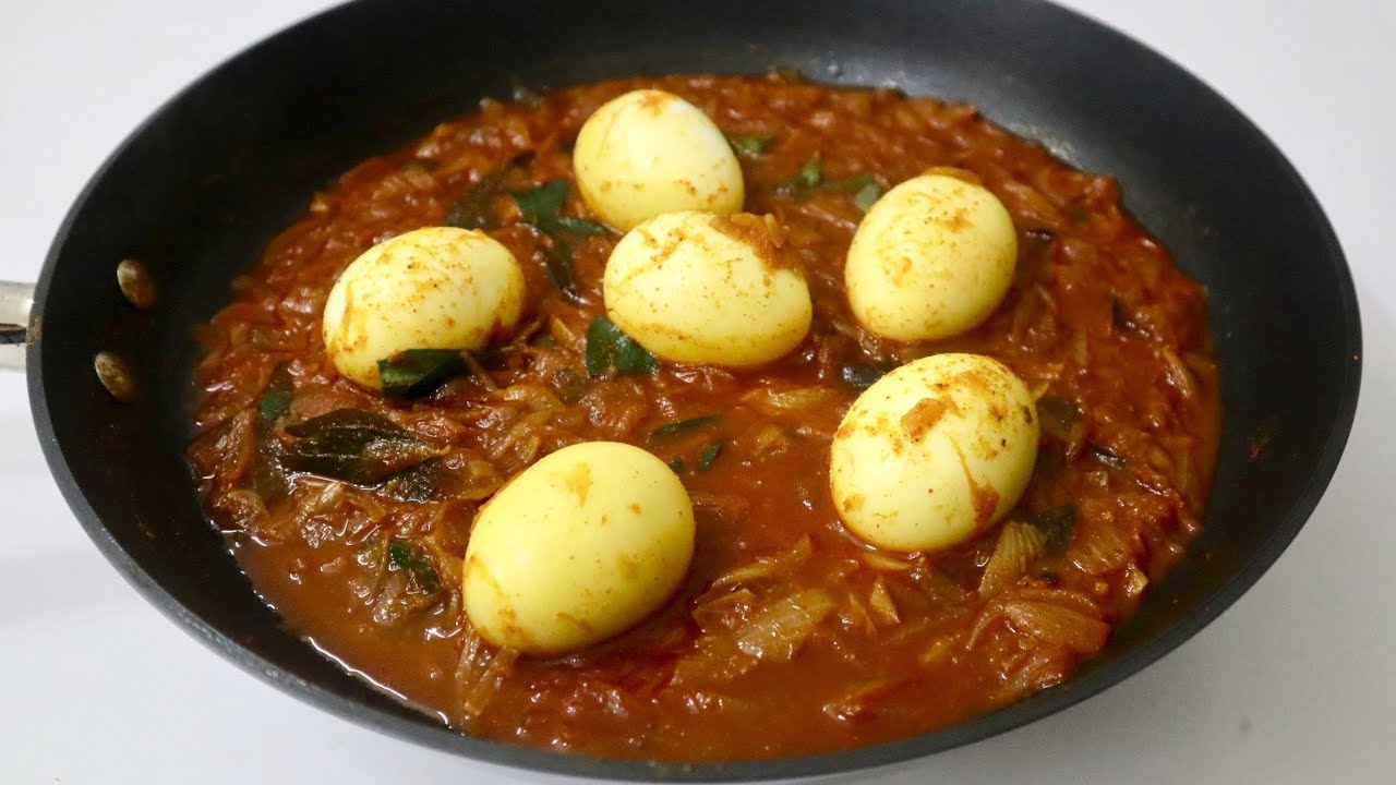 തക്കാളി ചേർക്കാതെ നല്ല രുചിയുള്ള മുട്ട കറി|| Egg Curry Recipe|| Kerala Style Egg Curry Malayalam 
