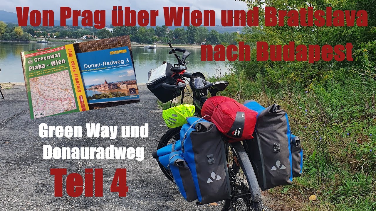 Von Prag über Wien und Bratislava nach Budapest # 4 Green Way und Donauradweg