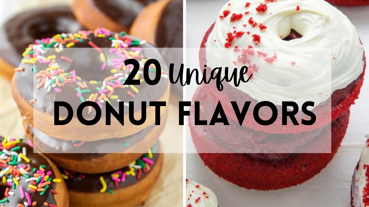 20 Unique Donut Flavors You Can't Resist! #recipes #donuts  #sharpaspirant