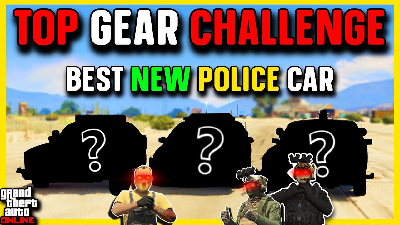 Best New POLICE CAR Top Gear Challenge!