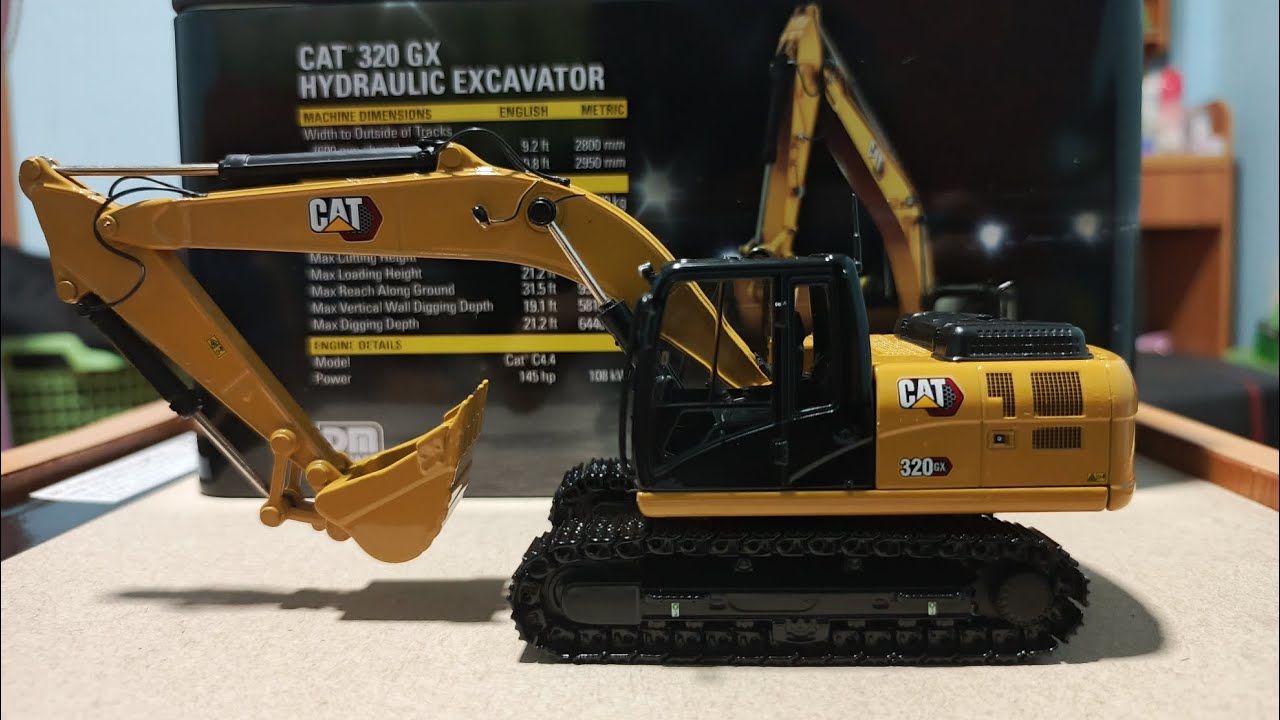 รีวิวโมเดลCAT 320GX สเกล 1:50 งานของค่าย DM สวยๆเลยครับ