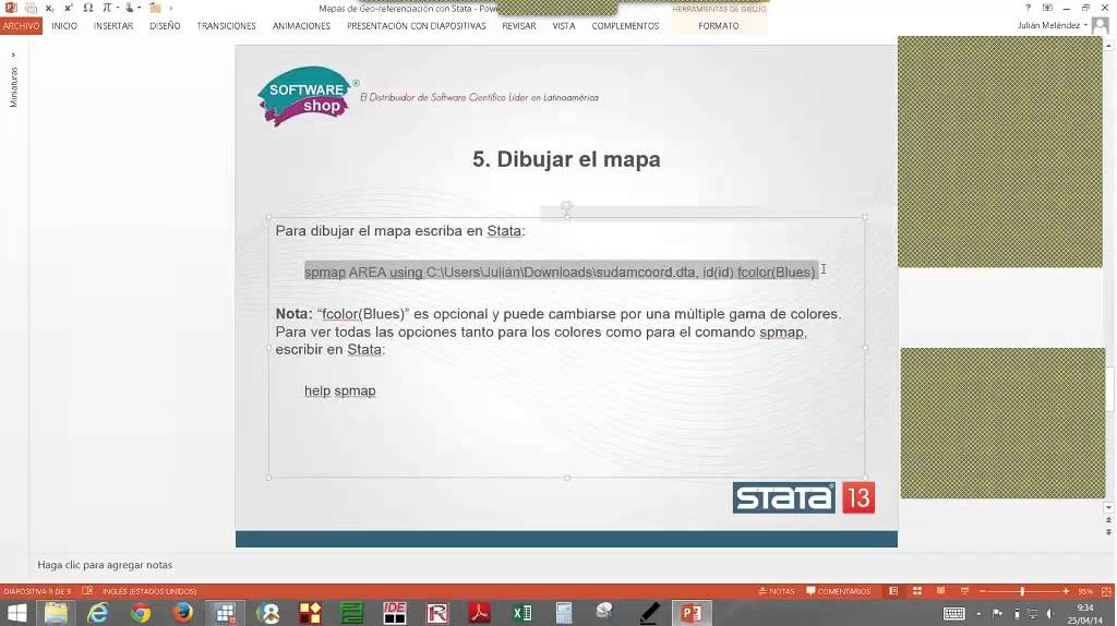 Mapas de Georeferenciación con Stata