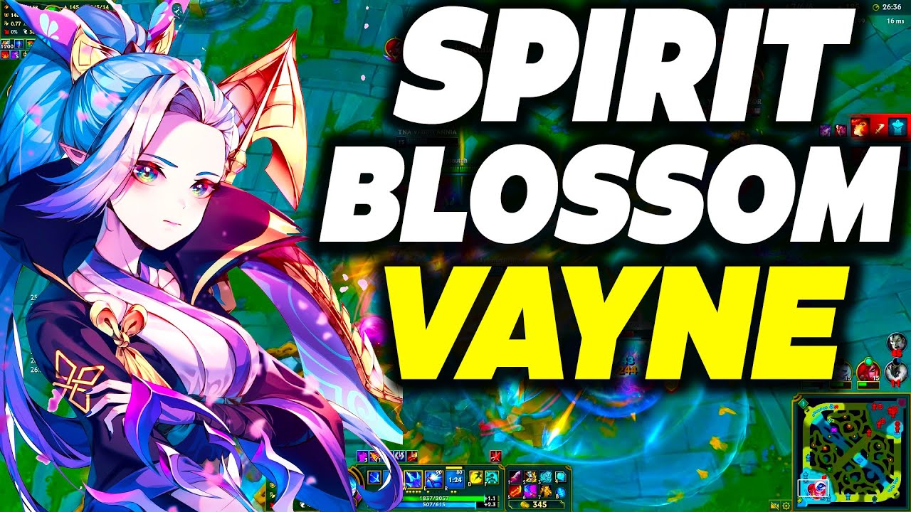 SPIRIT BLOSSOM VAYNE - Bot Lane Vayne vs Miss Fortune | Adc Vayne Gameplay