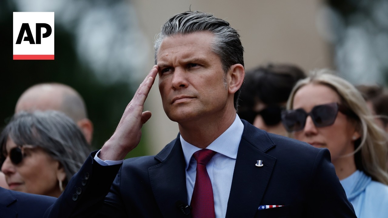Pete Hegseth attends D-Day ceremony in France