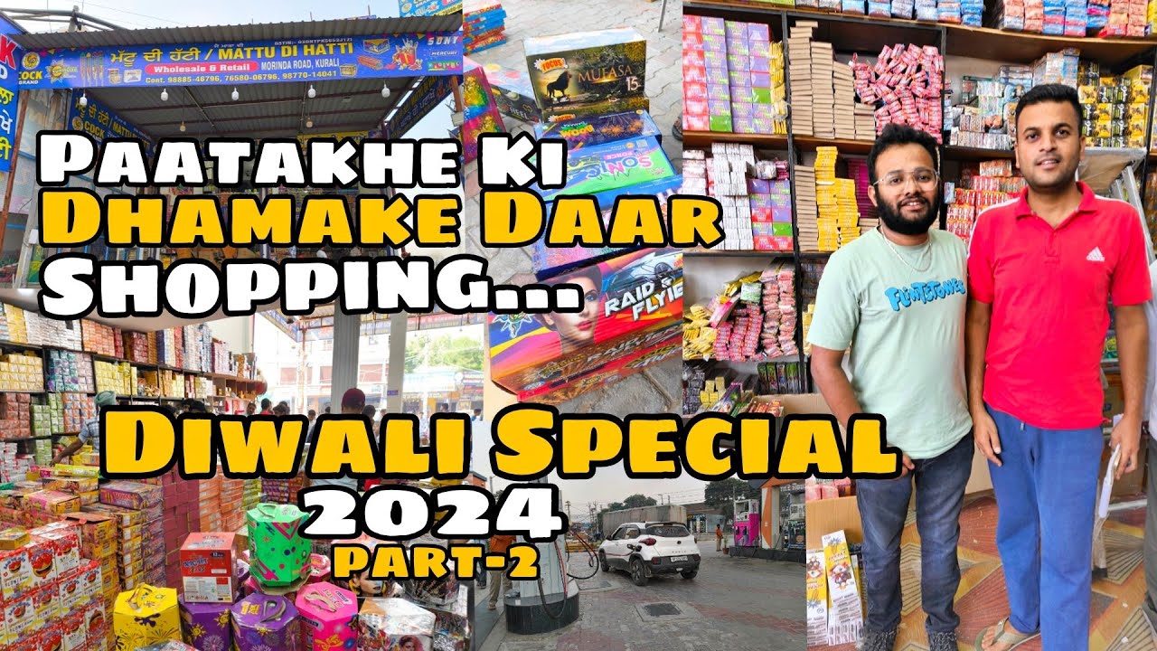Diwali Special: Paatakhe Ki Dhamake Daar Shopping | Masti Bhara Safar #vlog195 #diwali #part2