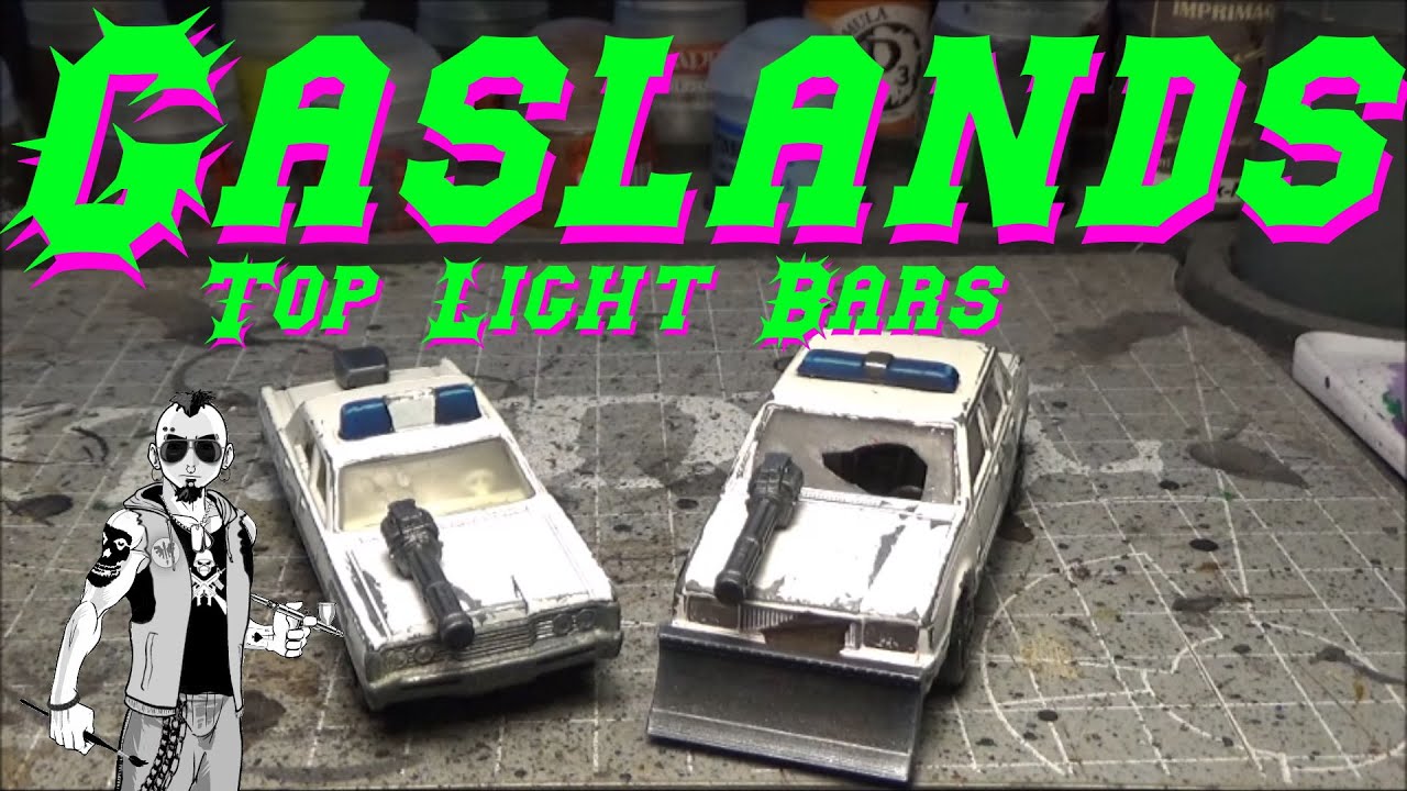Gaslands: Top light bars (quick and easy)