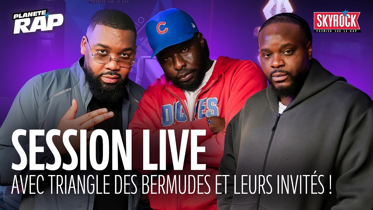 SESSION LIVE avec TRIANGLE DES BERMUDES, La Tra&icirc;ne & Ninocess ! #Plan&egrave;teRap