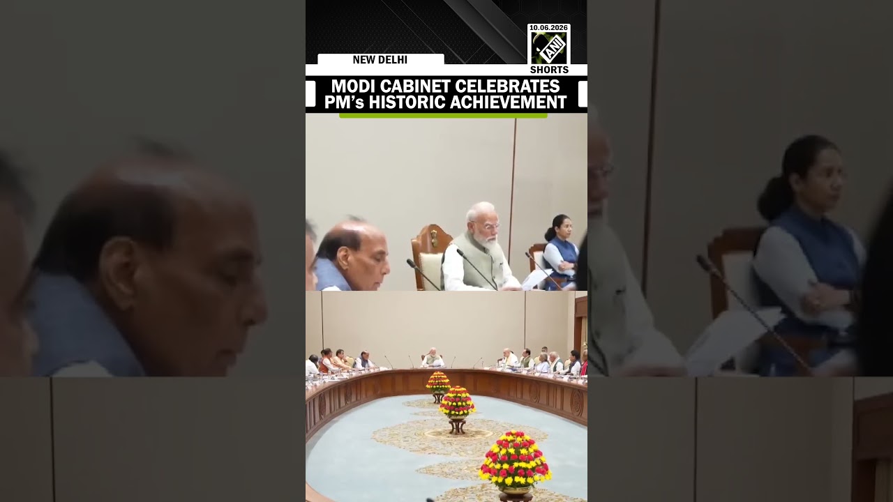 PM Modi Marks Historic Milestone, chairs cabinet meeting amid BJP celebrations nationwide