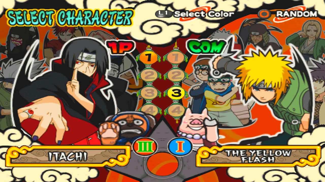Itachi VS Hokages (INSANE) - Naruto Shippuden Ultimate Ninja 4