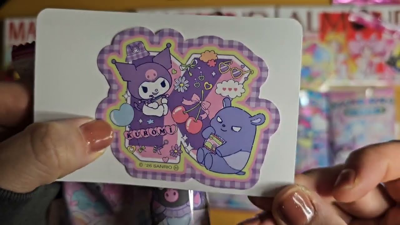 大量のチョコとシール開封する(ASMR)notalking作業用BGM