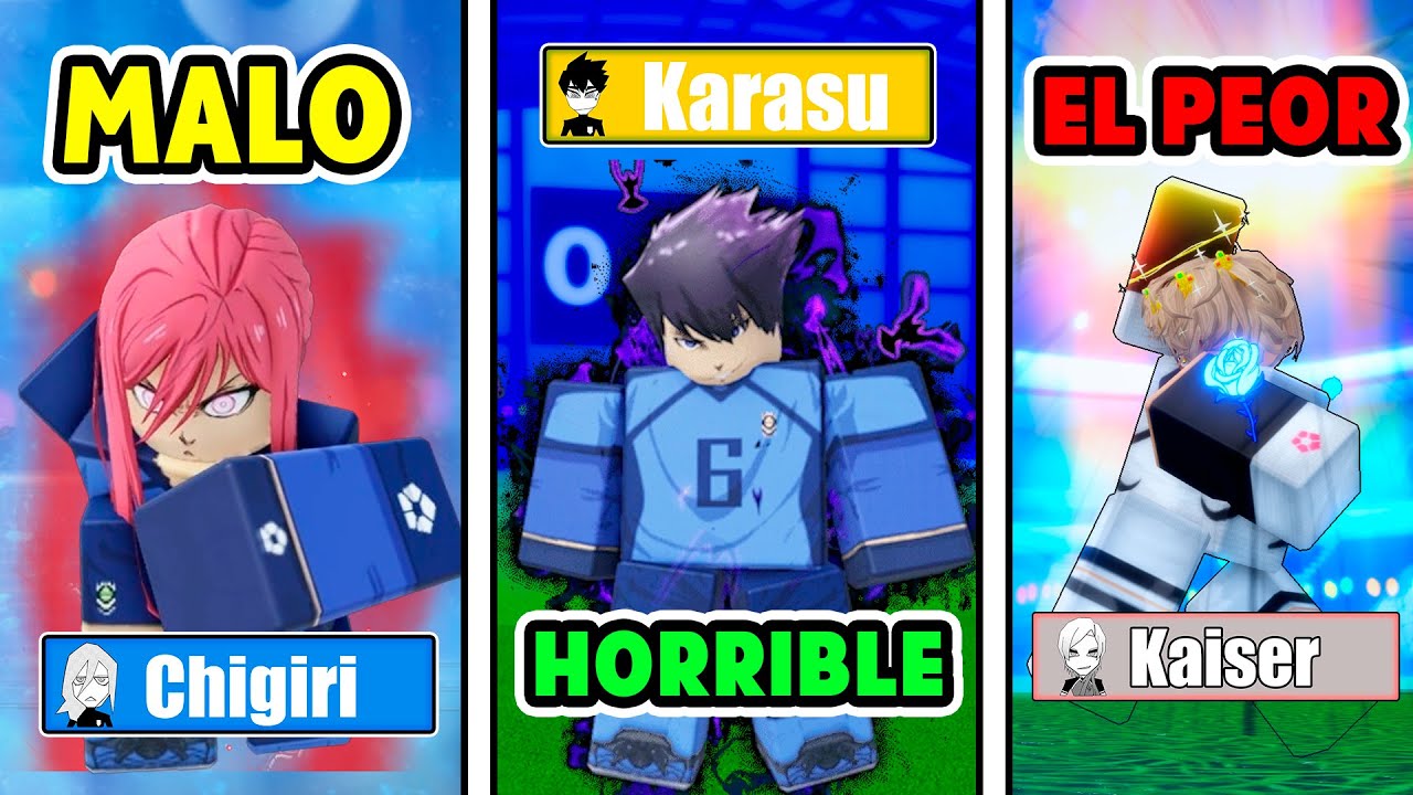 PROBE los PEORES ESTILOS de TODO BLUE LOCK RIVALS!