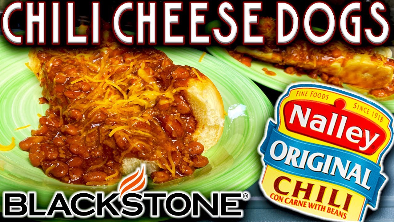 HOW TO MAKE THE BEST CHILI CHEESE DOGS ON THE BLACKSTONE GRIDDLE! EASY RECIPE