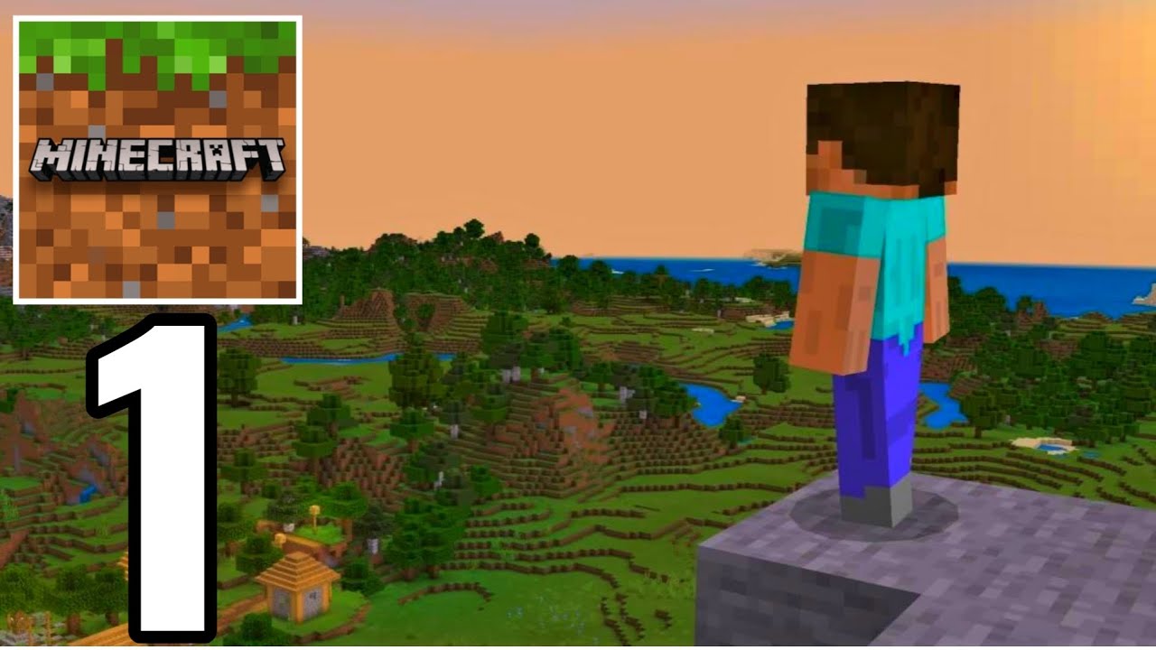 Minecraft PE - Hardcore Survival Gameplay Part 1 - First Night
