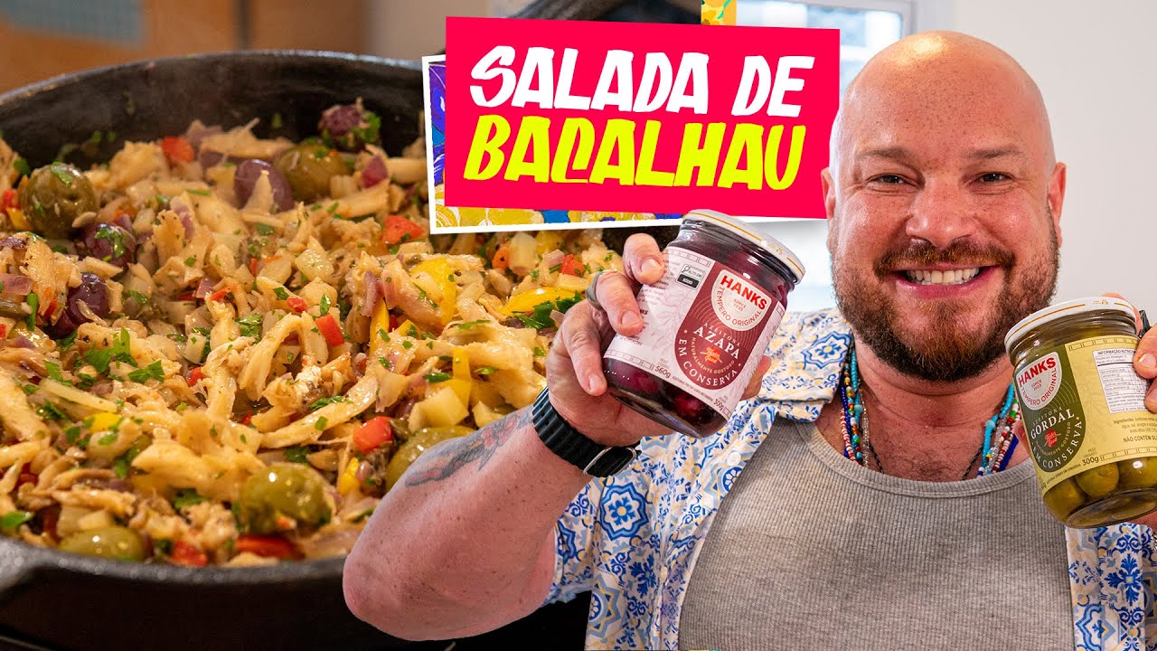 A melhor SALADA DE BACALHAU para a Páscoa | Égua Doido