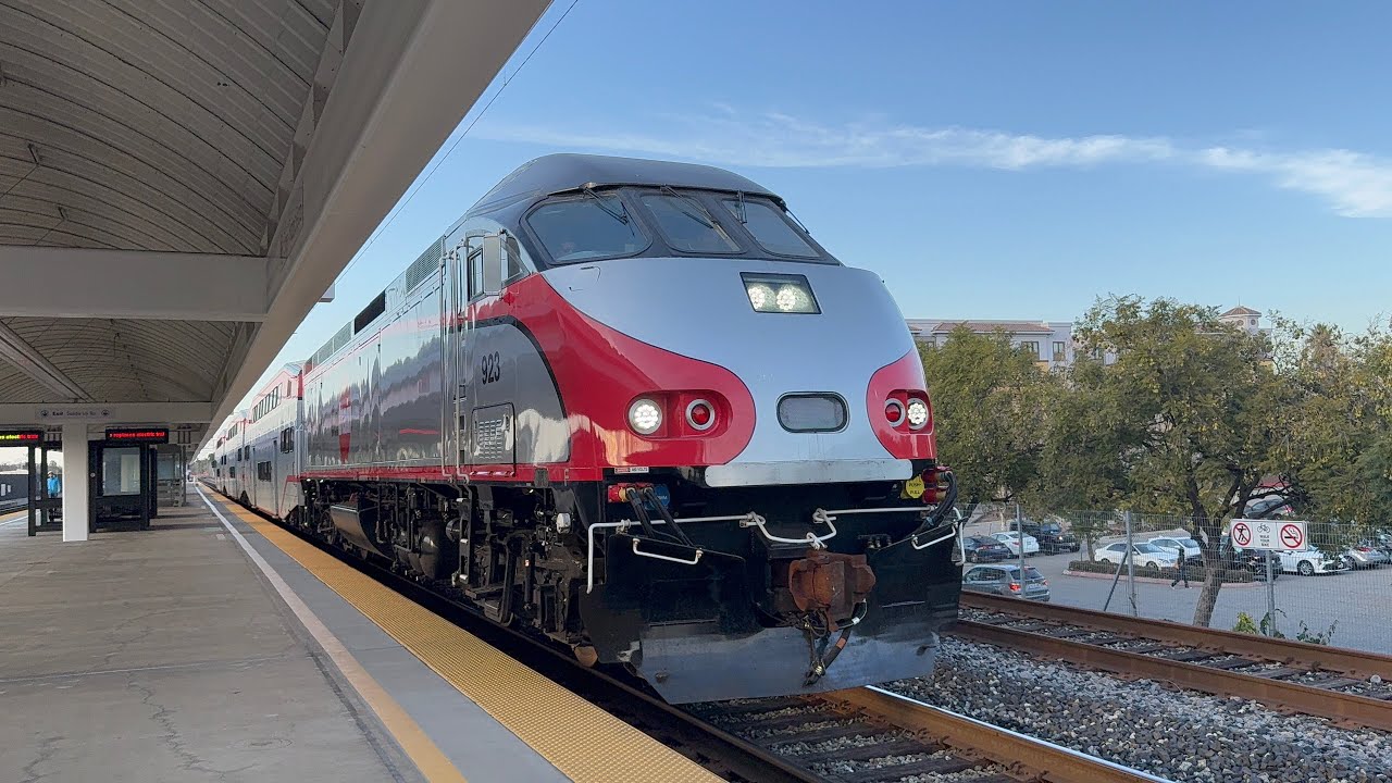 Riding Caltrain South County Connector 814 From San Jose To Tamien 