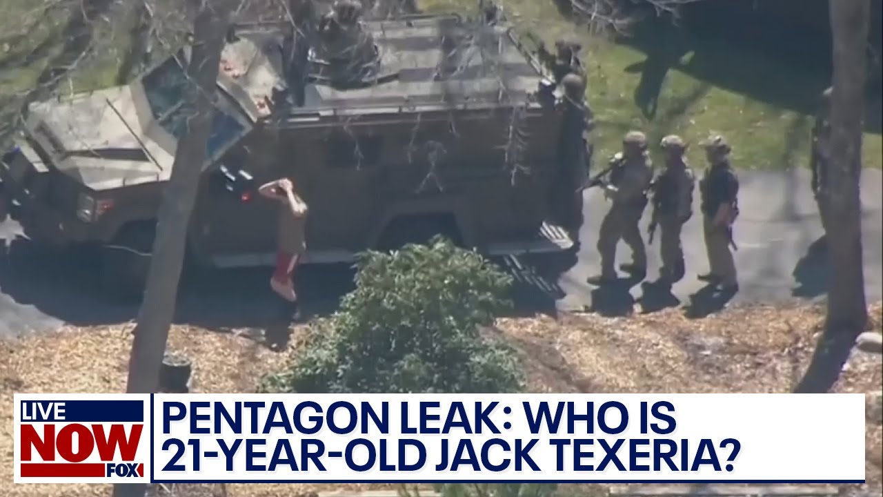 Pentagon Leak Update: 21-year-old Air National Guardsman Jack Teixeira arrested | LiveNOW from FOX