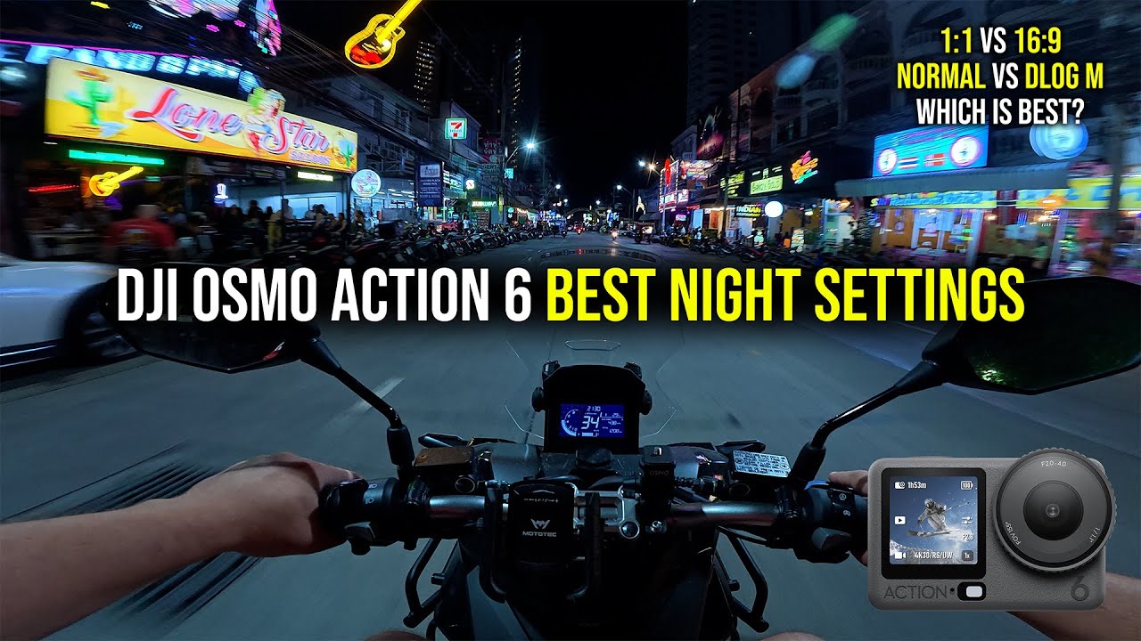 DJI Osmo Action 6 - Best Night Settings?