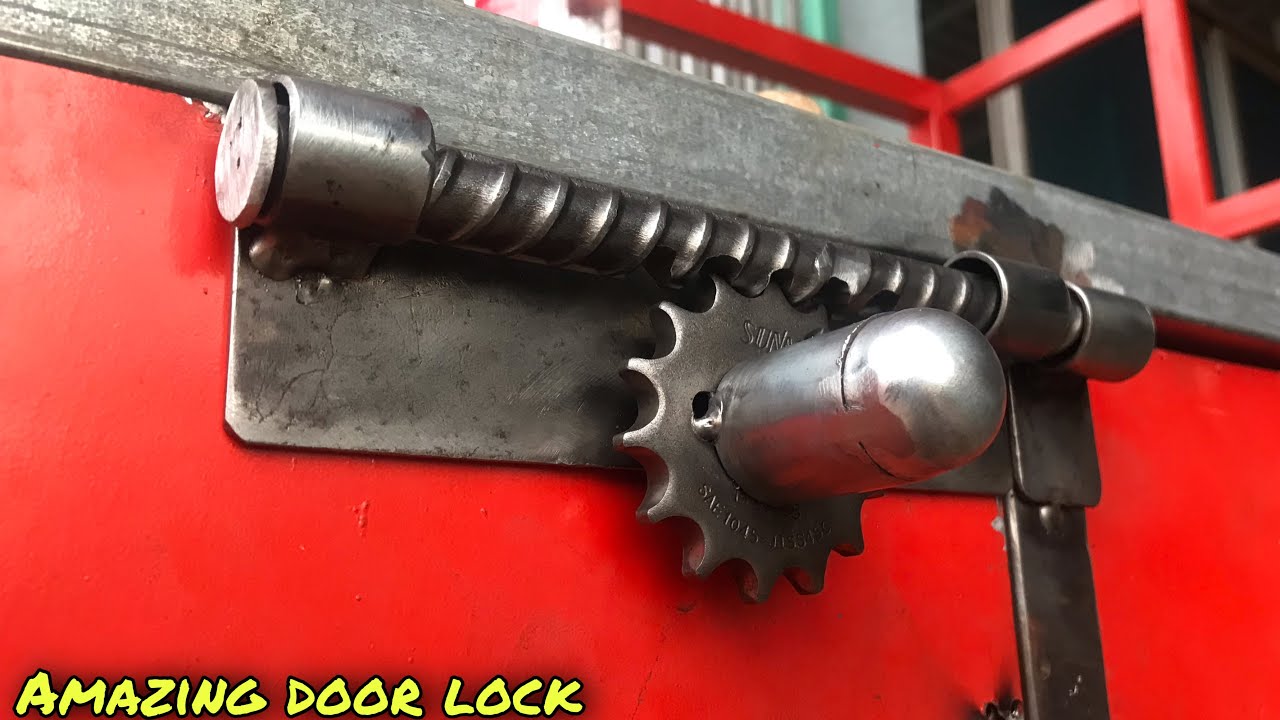 Необычная самодельная дверная защелка ver 1 | Самодельная дверная защелка ver