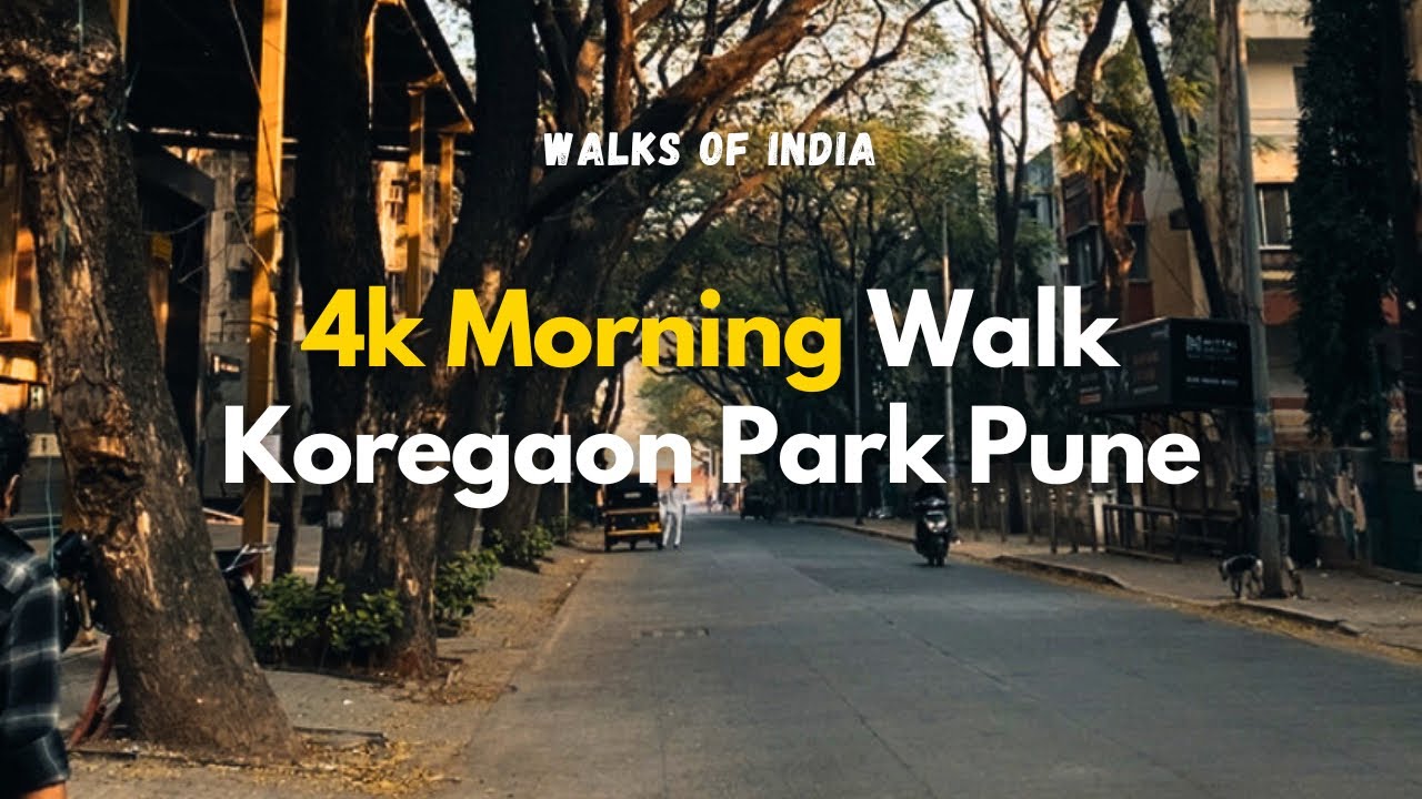 Morning walk in Koregaon Park Pune
