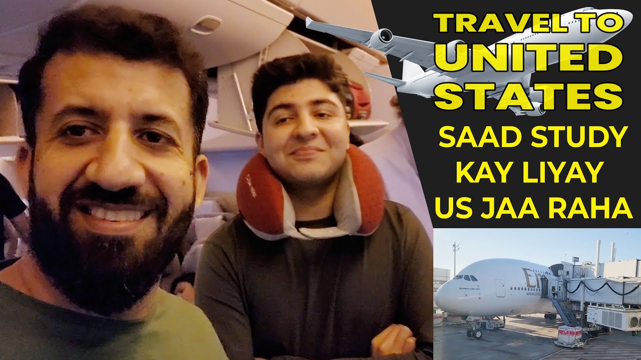 OMAN say USA tak ka Safer | Saad ko University Chornay jaa raha | OMAN TO USA Travel Vlog