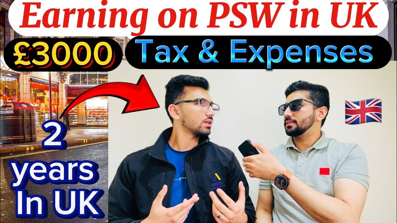 How much you can earn on PSW in UK 🇬🇧|£3000 per month?|Total expenses and Tax?|#uk #psw #lifeinuk