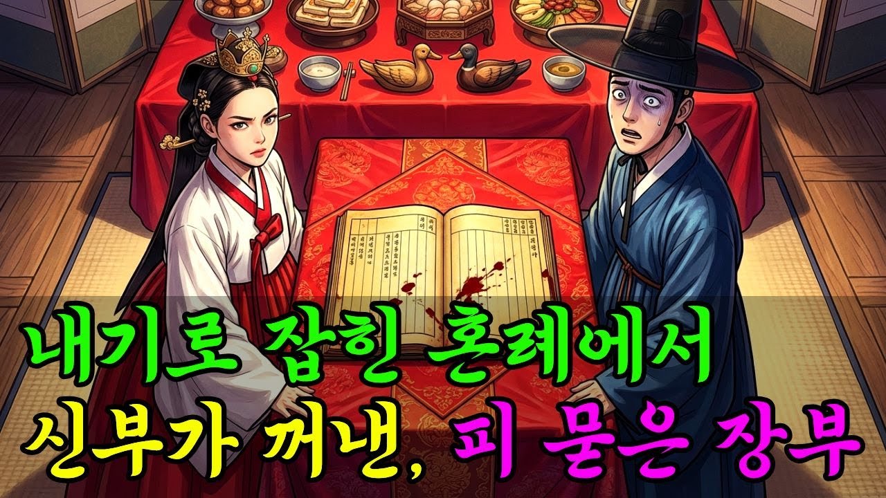 내기로 정해진 혼례날, 신부가 꺼낸 피 묻은 장부의 정체 [조선시대 야담]