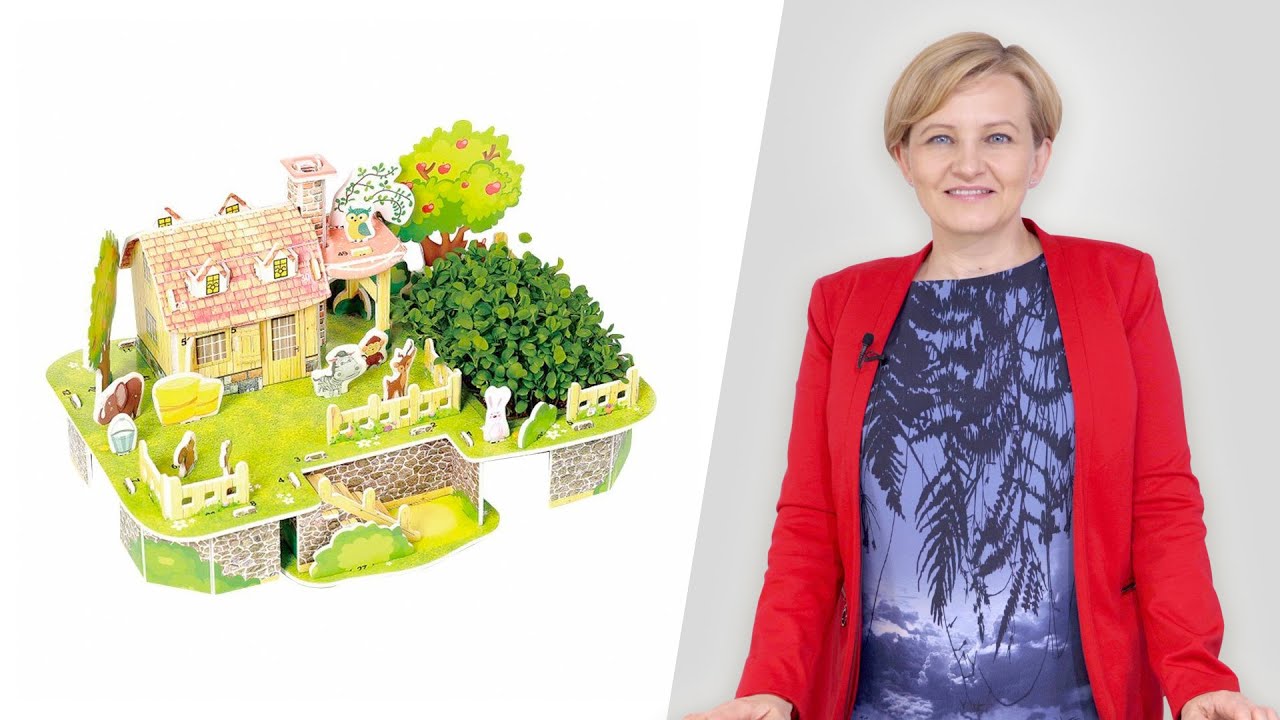Puzzle 3d z żywą rośliną, ChinaWay Poland