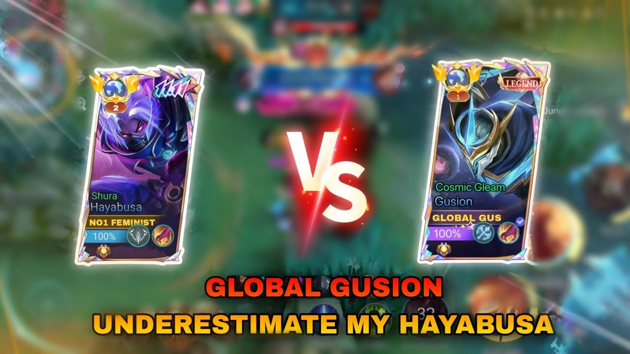 Хаябуса разгромил Global Gusion в одиночном рейтинге ❤️‍🔥 | Лучший герой для одиночных игроков | ...