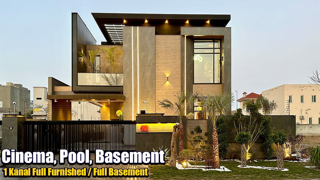 Fully Furnished 1 Kanal House With Full Basement, Pool, Cinema For Sale In DHA 6 Lahore@Al-Ali Group