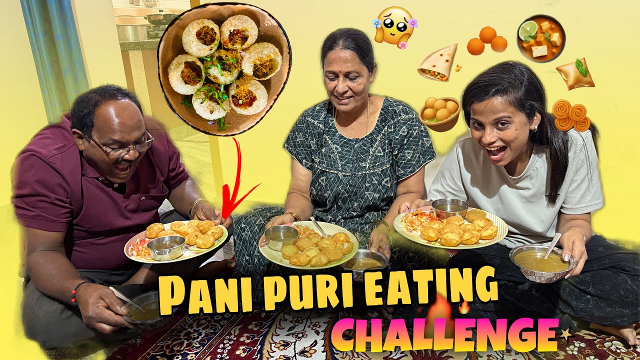 Mother-in-Law vs Daughter-in-Law vs Father-in-Law | EPIC Pani Puri Challenge!