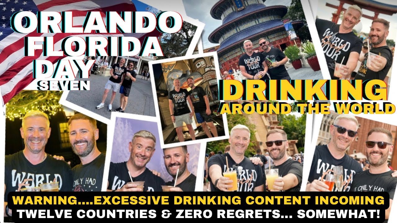 We Drank in ALL the Lands at EPCOT… Watch As Steven Gets Tipsier at Every Stop!