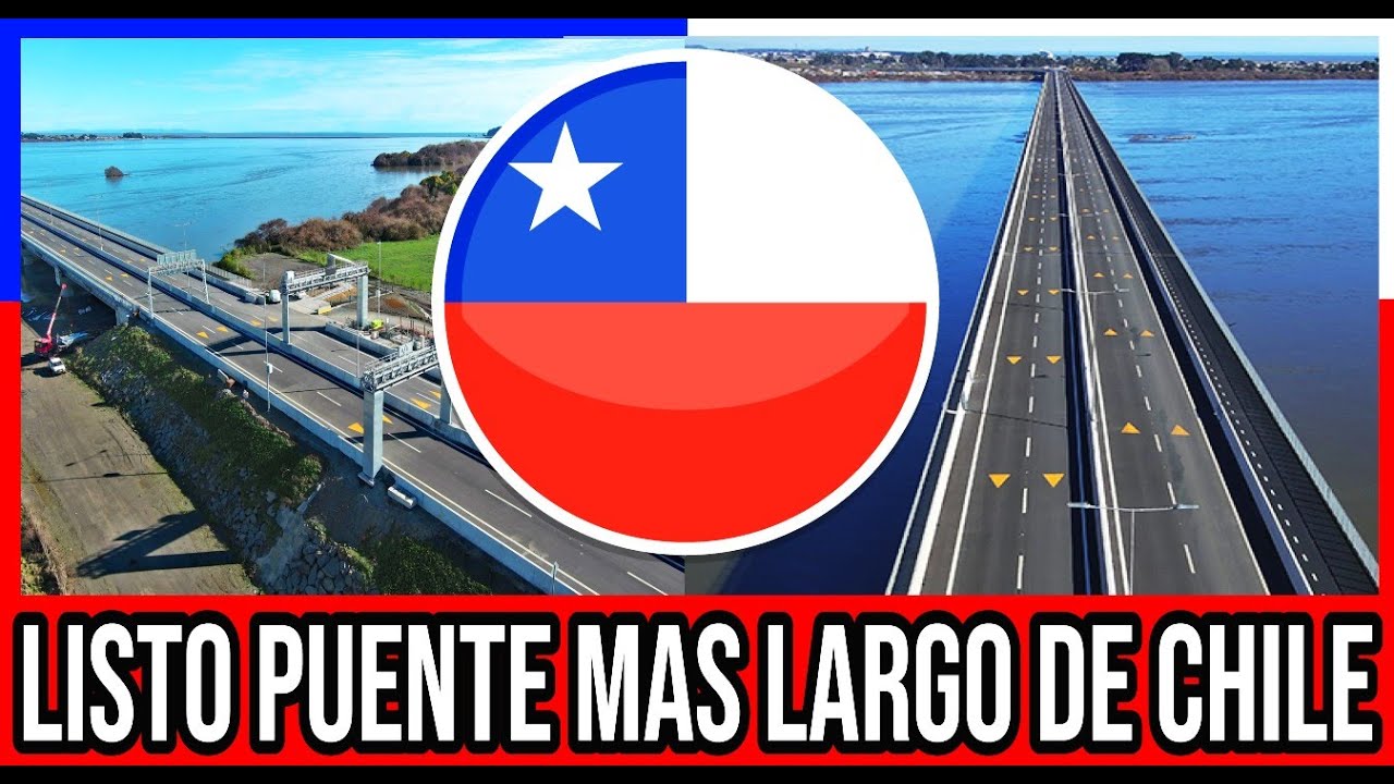 Habilitan el Puente MAS LARGO de Chile 🇨🇱 #Chile #Valparaiso #ViñaDelMar #BioBio #GranSantiago