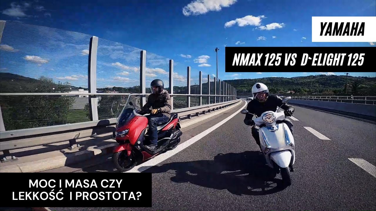Yamaha NMax 125 i 30 kg lżejszy D`elight 125 2021. Masa nie ma znaczenia?