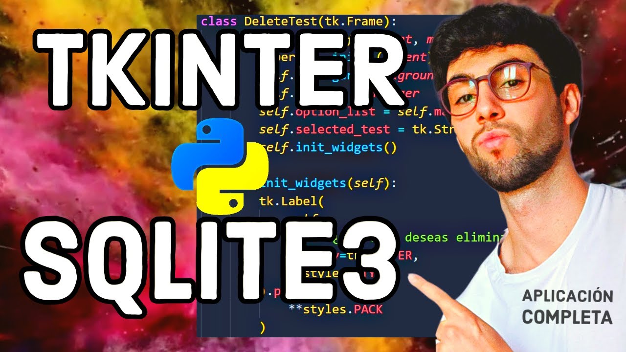 📊 Python Interfaces Gr&aacute;ficas: Aplicaci&oacute;n de escritorio con [ TKINTER y SQLite3 ]