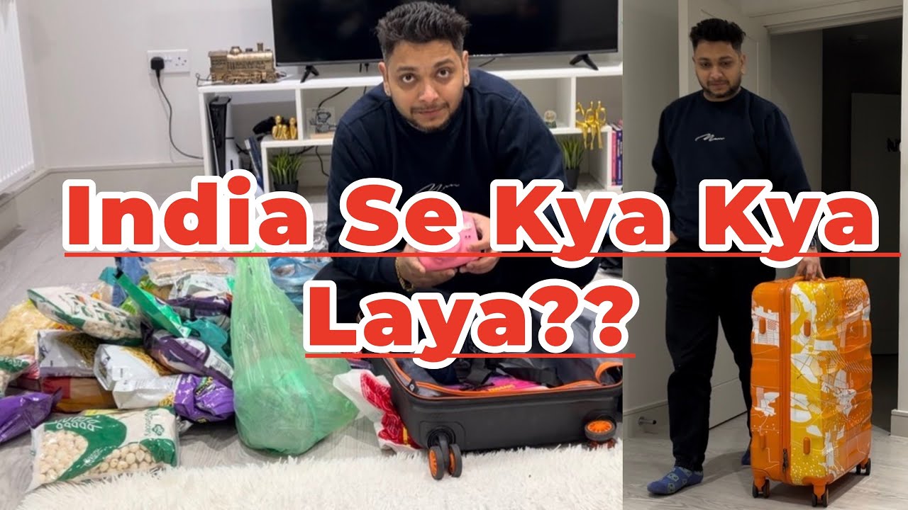 What My Husband Brought From India 🇮🇳🧳 | Full Bag Unpacking! Day 76/100 