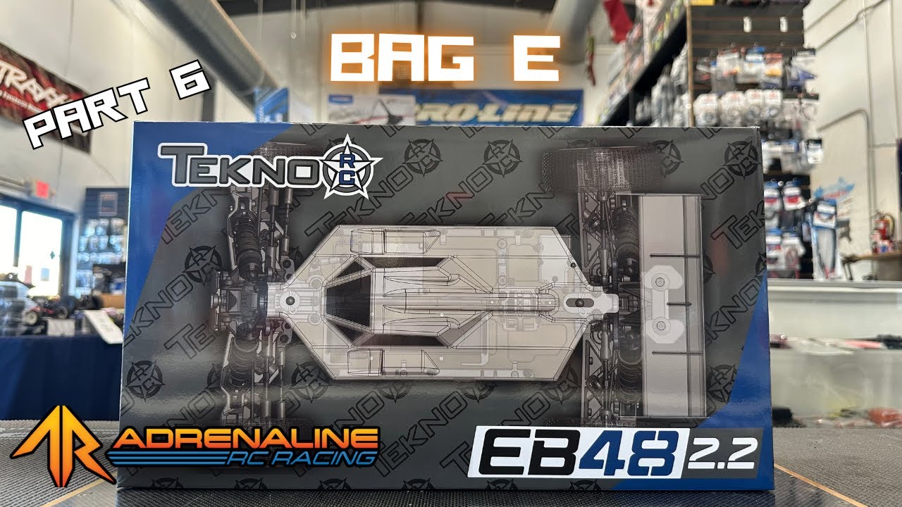 Tekno EB48 2.2 Сборка: Сумка E — Сборка задней части: Часть 6