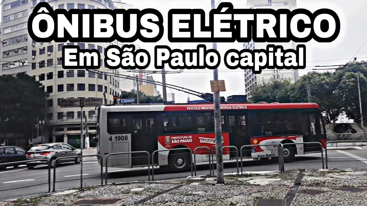 COMO FUNCIONA OS ÔNIBUS ELÉTRICO EM SÃO PAULO CAPITAL 600 VOLTS DE POTÊNCIA ELÉTRICA