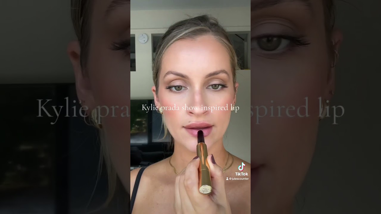 Kylie Jenner Prada show inspired lip 